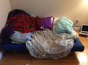 My current nest of a bed